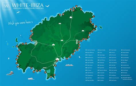 Ibiza Beaches Map