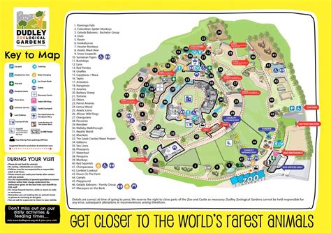 Zoo Map - Dudley Zoological Gardens