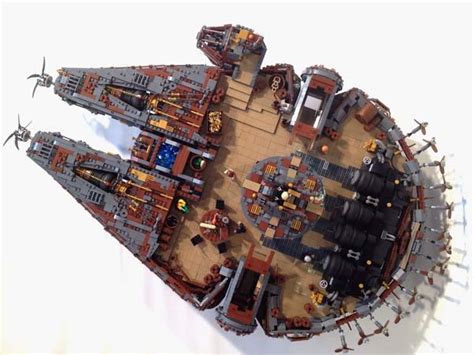 The Awesome Steampunk Star Wars Starships and Vehicles Built with LEGO Bricks | Gadgetsin