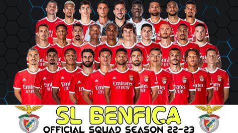 SL Benfica Full Official Squad 2022/23 + New Player's | Primeira Liga ...