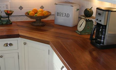 Cherry Butcher Block Countertops - Houses