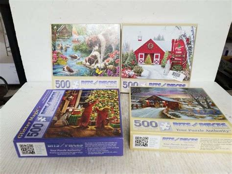 Bits & Pieces Puzzles(4) - Trice Auctions