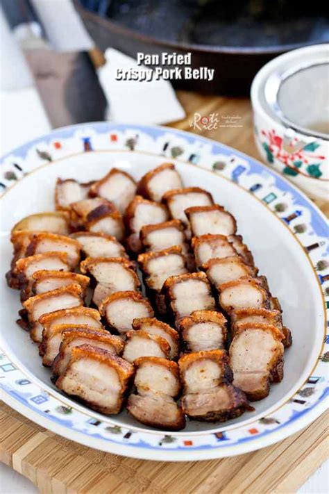 Pan Fried Crispy Pork Belly - Roti n Rice