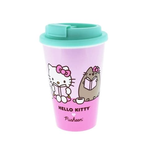 Hello Kitty X Pusheen Travel Mug | Travel Mug | Free shipping over £20 ...