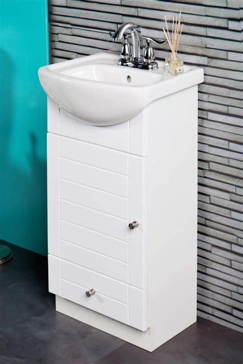 SMALL BATHROOM VANITY CABINET AND SINK WHITE - Walmart.com