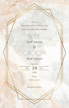 Wedding Invitations Templates & Designs | Vistaprint | Marble invitation wedding, Wedding ...