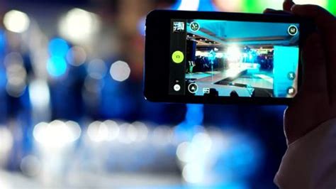 Holographic Screen Smart Phone Futuristic Holographic Stock Footage ...