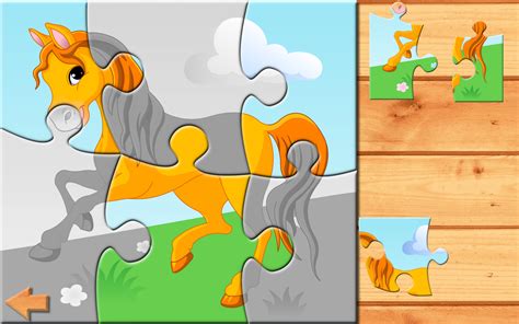 Fun Puzzle Games for Kids HD: Cute Animals Jigsaw Learning Game for ...