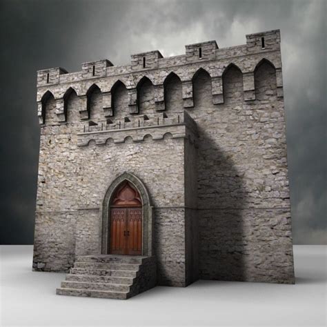 castle walls 3d model | Model castle, Fantasy castle, Castle wall