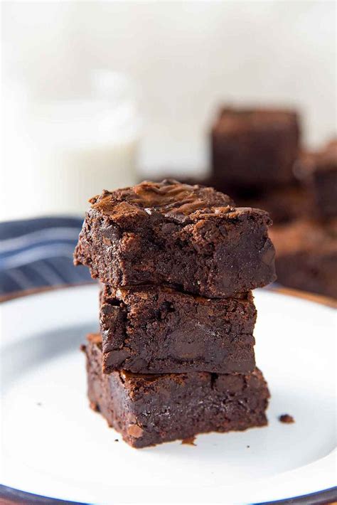 The Best Fudgy Chocolate Brownies Ever! (Double Fudge Cocoa Brownies) - The Flavor Bender
