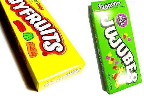 Do you Like Jujubes or Jujyfruits?