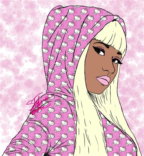 Nicki Minaj Cartoon Drawing at PaintingValley.com | Explore collection ...