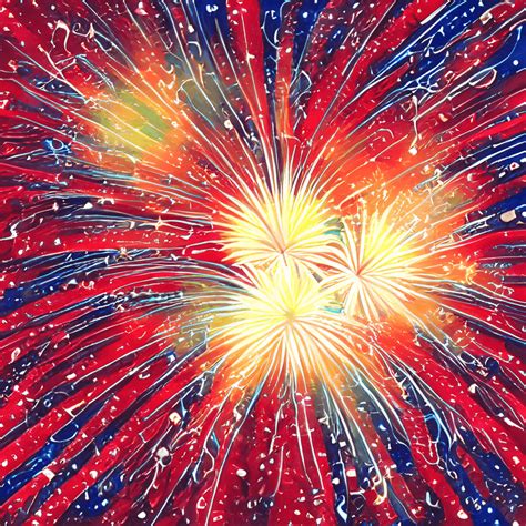 Red Fireworks Background · Creative Fabrica