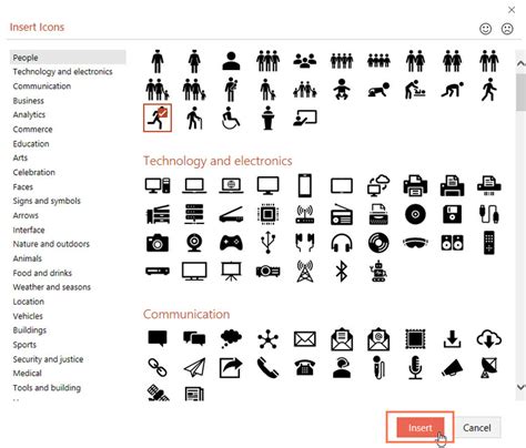 PowerPoint: Working with Icons