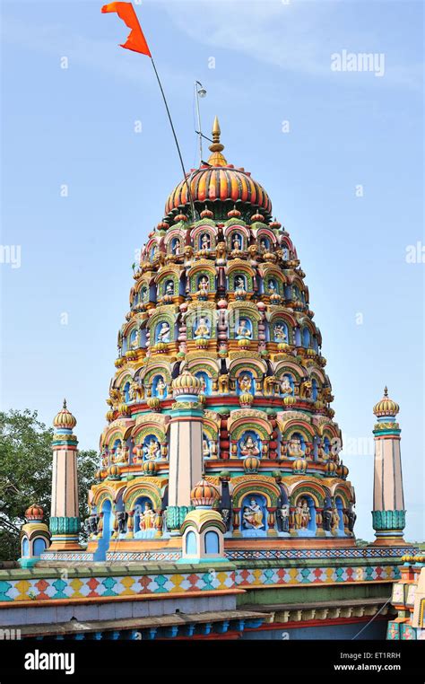 Painted dome of jagdamba temple rashin karjat ahmednagar Maharashtra Stock Photo: 83633861 - Alamy