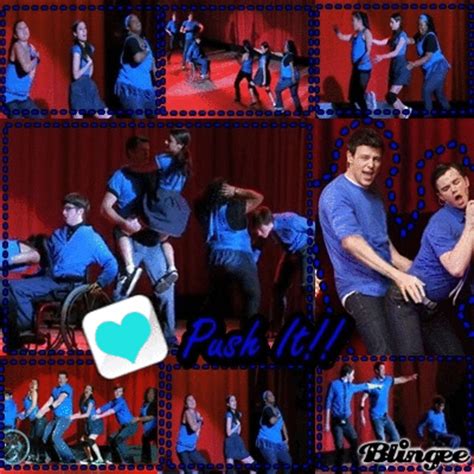 Push It !! [Glee][Blue][Original Blingee by: andiibieber123] Picture ...