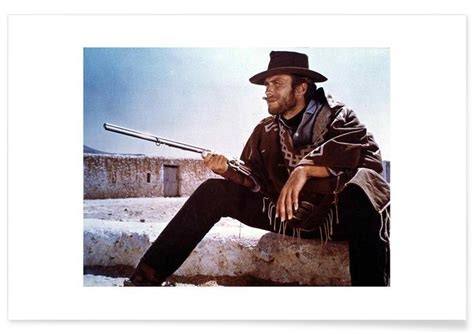 Clint Eastwood-Vintage-Fotografie -Poster | JUNIQE