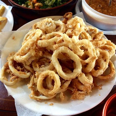 Foodista | Recipes, Cooking Tips, and Food News | Greek Style Fried Calamari