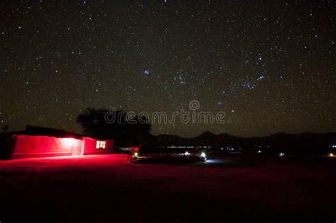 Night Sky Over Atacama Desert Stock Photo - Image of america, meteor ...