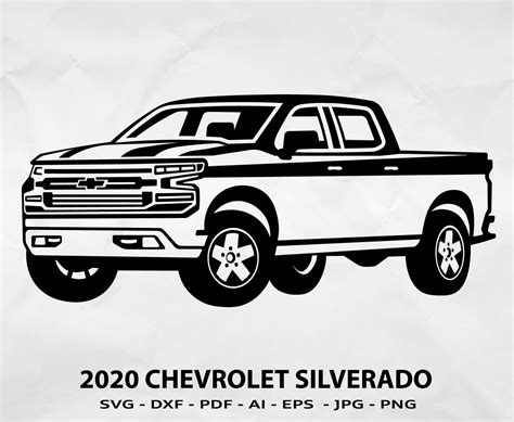 Chevrolet Silverado Svg