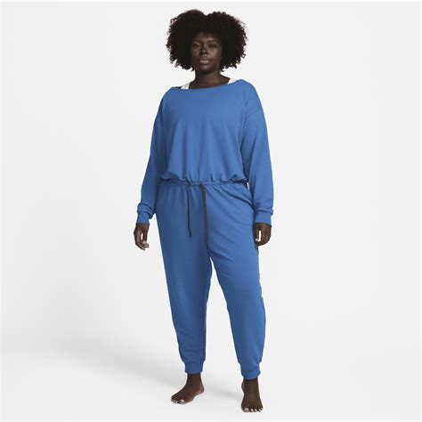 Nike Yoga Dri-fit Jumpsuit (plus in Blue | Lyst