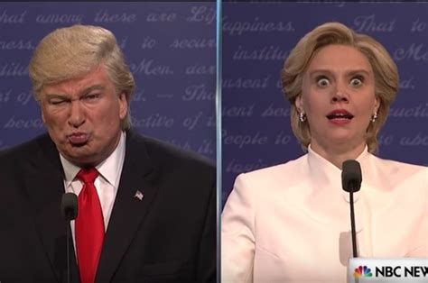 WATCH: Alec Baldwin's Donald Trump loses it in "SNL" debate sketch ...