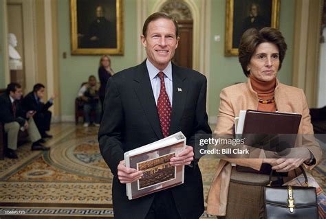 Sen. -elect Richard Blumenthal, D-Conn., walks with his wife Cynthia ...