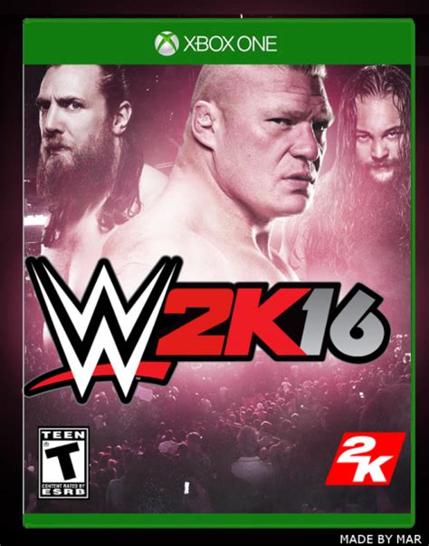 WWE 2K16 Xbox One Box Art Cover by KingMarMar