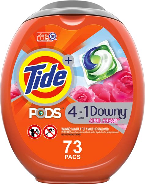 Tide PODS Plus Downy April Fresh HE Laundry Detergent Pacs - Shop Detergent at H-E-B