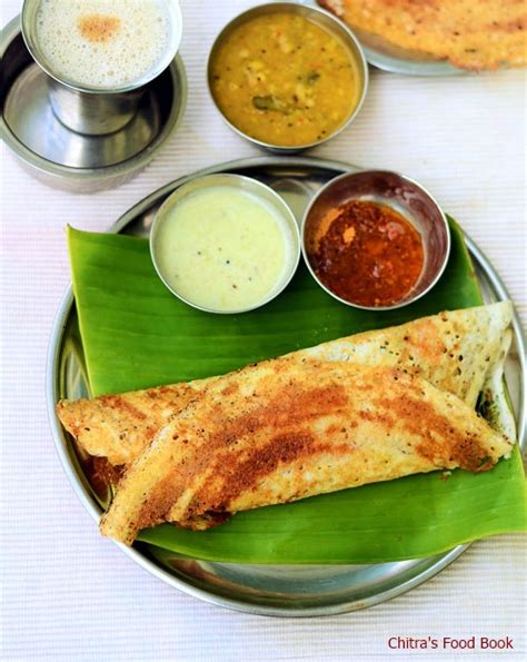 South Indian Masala Dosa Recipe - Tamil nadu Style Masala Dosa | Chitra's Food Book