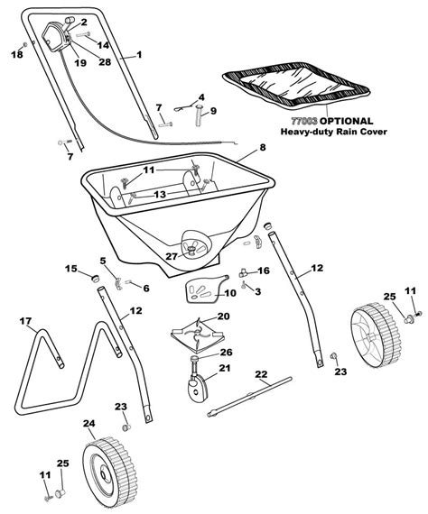 lesco 80 lb spreader parts diagram - FerenFrancys