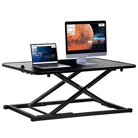 Buy 32" Platform Height Adjustable Standing Desk Riser Removable ...