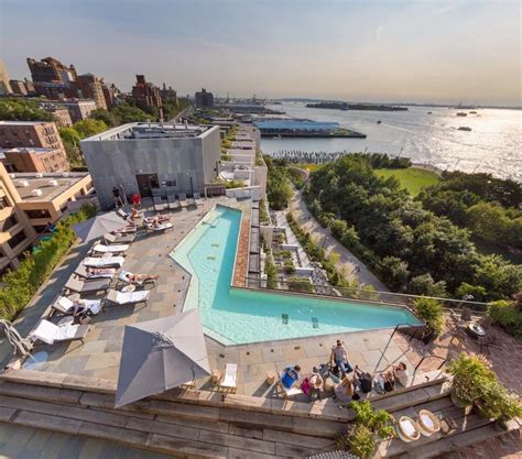 1 Hotels Brooklyn Bridge Gallery | 1 Hotels...potential staycation spot. | Rooftop pool, Best ...