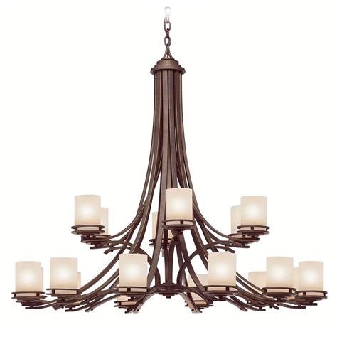 Kichler Modern Chandelier in Bronze Finish | 1873OZ | Destination Lighting