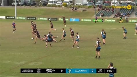 Schoolboy Cup Live Stream: All Saints Maitland v Central Coast Sports ...