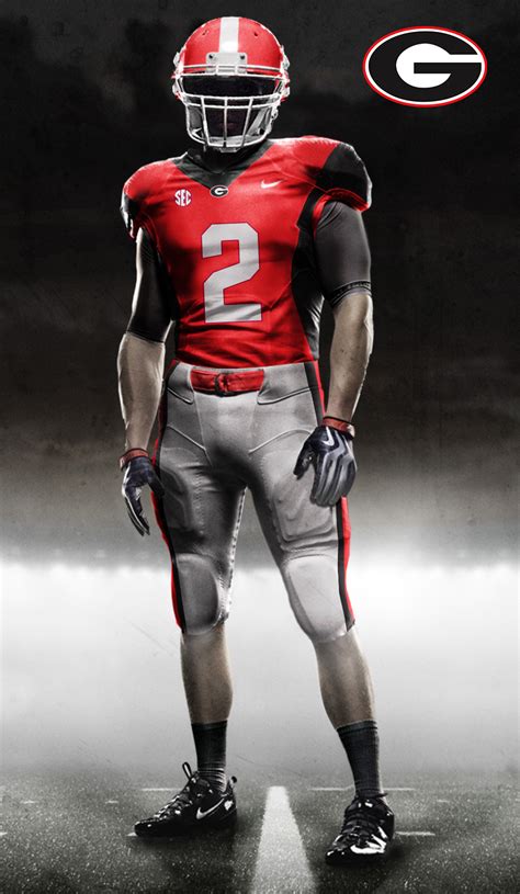 Original uniform concepts for the Georgia Bulldogs