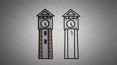 old clock Sketch and 2d animation | Stock Video | Pond5