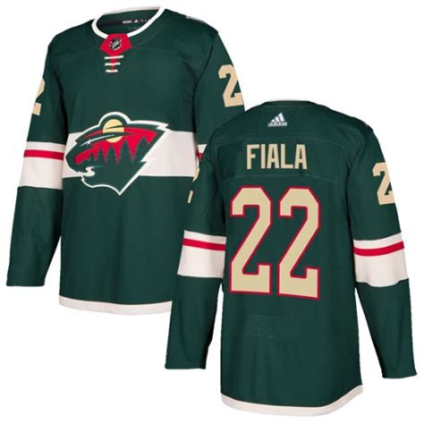 Kevin Fiala Minnesota Wild Adidas Authentic Green Home Jersey On Sale