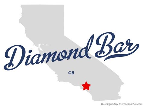 Map of Diamond Bar, CA, California