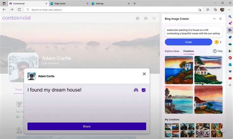 Microsoft shows off upcoming Bing Image Creator feature | BigTechWire