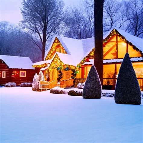 Premium AI Image | christmas Vacation Escape with Snowy Landscapes memorable holiday season ...