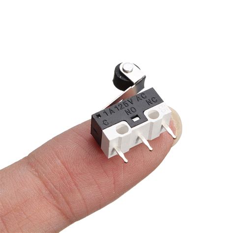 5pcs Ultra Mini Roller Lever Actuator Microswitch SPDT Sub Miniature ...