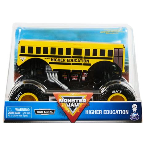 Monster Jam, Official Higher Education Monster Truck, Die-Cast Vehicle, 1:24 Scale - Walmart.com ...