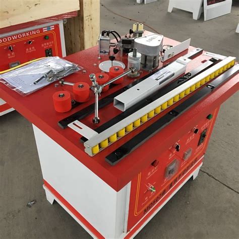 Furniture Manual Edge Banding Machine High Speed With Cast Iron Worktable