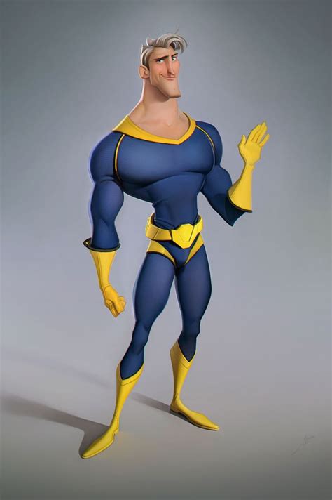 SUPERHERO by Artist Oli Josman | Cartoon character design, Character design, Character design male