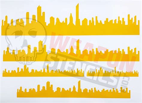 City Skyline - Weaponstencils