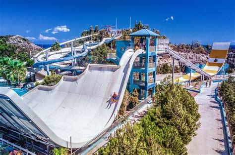 Waterpark Faliraki Rhodes island - Promises a day of endless water adventures