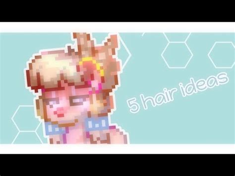 Pony Town꒰・5 Hair style ideas - YouTube