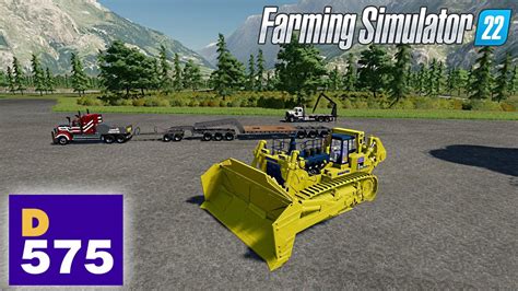 FS22 BIGGEST DOZER 🚧KOMATSU D575 \\ TerraFarm Ready // 🚧 FARMING SIMULATOR 22 MODS - YouTube