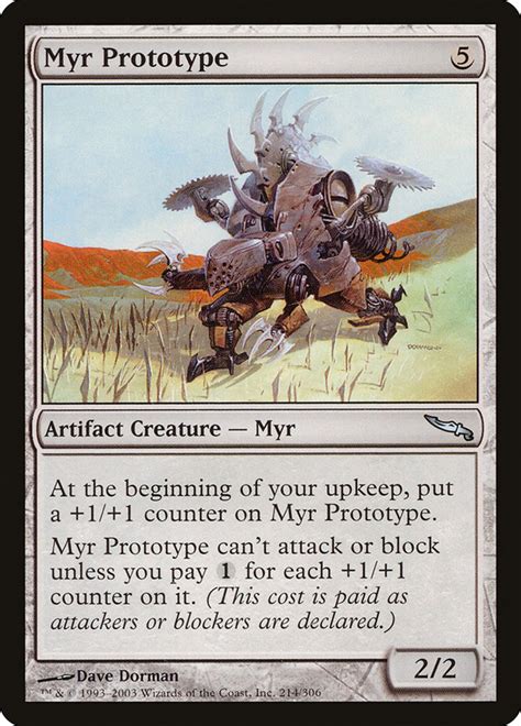 Myr Prototype - Mirrodin - MTG Print